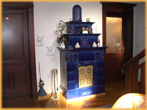 Kamin im Flur